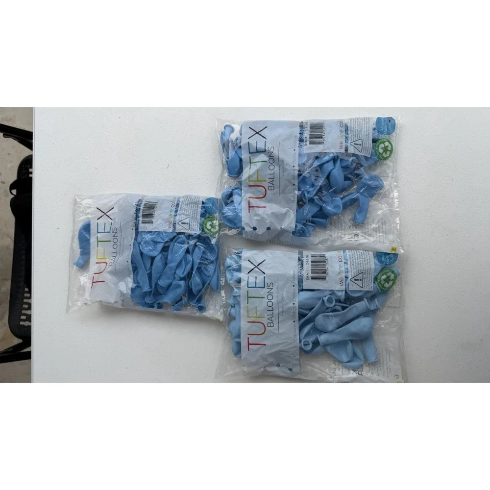 Variety of Blue Balloons Birthday Party Decorations
